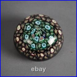 Two Antique Millefiori Art Glass Paperweights 19thC