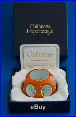 Unique Caithness Scottish Glass Paperweight Colin Tetris