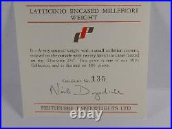 Unusual and Rare 1991 Perthshire Close-pack Millefiori Paperweight