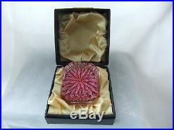 VINTAGE PERTHSHIRE 1972A PINK DAHLIA LIMITED EDITION PAPERWEIGHT IN BOX