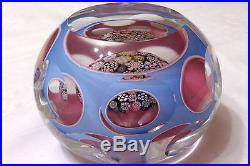 Very Special John Deacons Encased Triple Overlay Paperweight