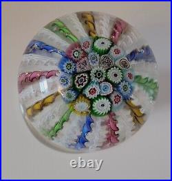 Vintage AVEM Murano Art Glass Paperweight with Pedestal Base 1342