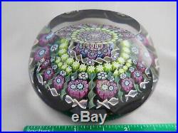 Vintage Art Glass- Perthshire Paperweight- Numbered 223- Dated Cane- #236