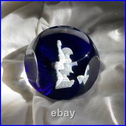 Vintage Baccarat France Statue of Liberty Art Glass Paperweight