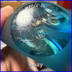 Vintage Correia Art Glass Paperweight Limited Edition 5/250