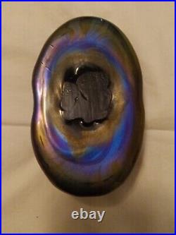 Vintage Dale Tiffany Scarab Art Glass Favrile Beetle Paperweight NEW