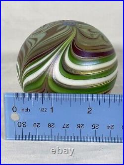 Vintage Glass Paperweight Orient & Flume Swirl F 230 AK 1980