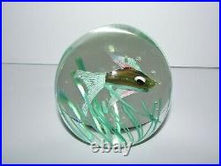 Vintage Murano Art Glass Fish Paperweight 889-2
