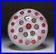 Vintage Murano Millefiori Italy Multicolor Large Art Glass Paperweight
