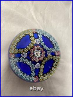 Vintage Perthshire Paperweight P1974 Millefiori Glass Early 1974 Crieff Scotland
