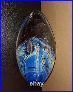 Vintage Robert Eickholt Studio Art Glass Signed, 6 1/4