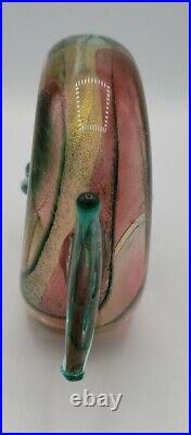 Vintage Seguso Viro Murano Italy Signed Art Glass Fish Paperweight Figure Nice
