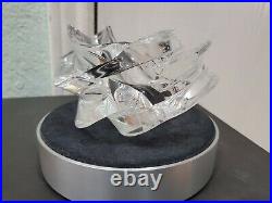 Vintage Steuben Crystal Shooting Stars Paperweight Figurine with Box & Storage Bag