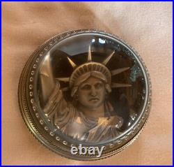 Vintage paperweight Statue Of Liberty In Pewter
