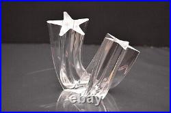 Vtg 5.5 Steuben Crystal Shooting Star Art Glass Paperweight Figure Sculpture