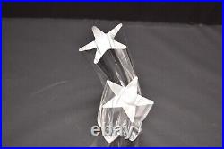 Vtg 5.5 Steuben Crystal Shooting Star Art Glass Paperweight Figure Sculpture