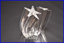 Vtg 5.5 Steuben Crystal Shooting Star Art Glass Paperweight Figure Sculpture