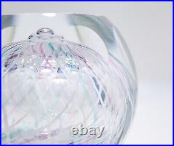 Vtg CAITHNESS Scotland Art Glass Petronella Signed 149-250 Paperweight in Box