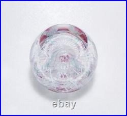 Vtg CAITHNESS Scotland Art Glass Petronella Signed 149-250 Paperweight in Box