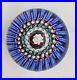 Whitefriars Concentric Millefiori Cane Paperweight England With Sticker 3 DIA