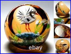 William Manson Caithness Heron 1997 Limited Edition Paperweight