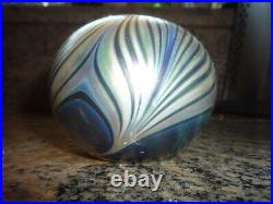 Zweifel Art Glass Paperweight Iridescent Beauty