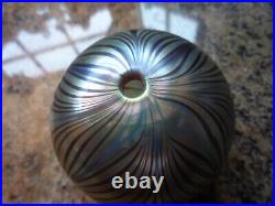 Zweifel Art Glass Paperweight Iridescent Beauty